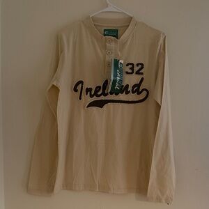 Ireland Beige Long Sleeve Shirt